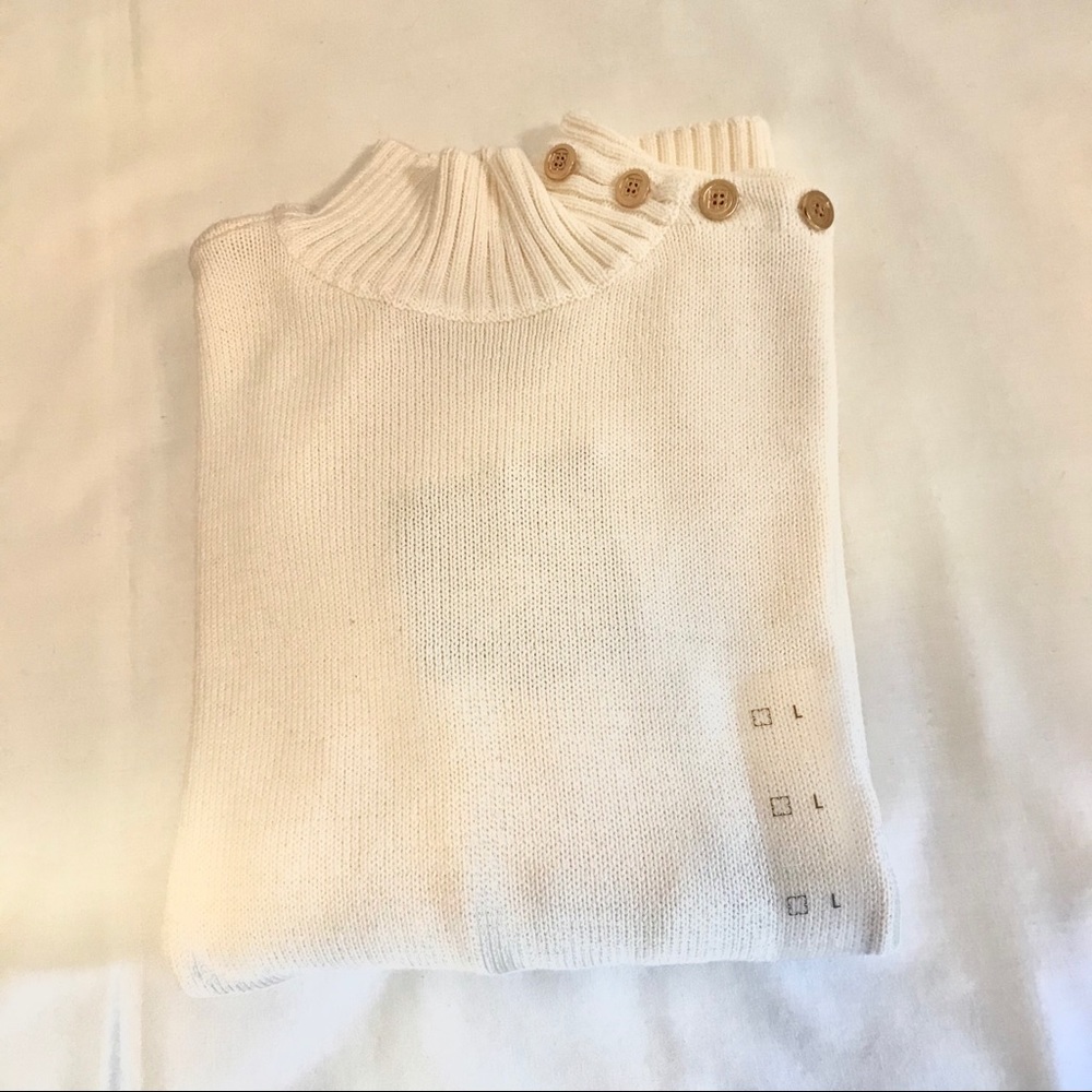 Liz Claiborne 100% cotton long sleeve sweater